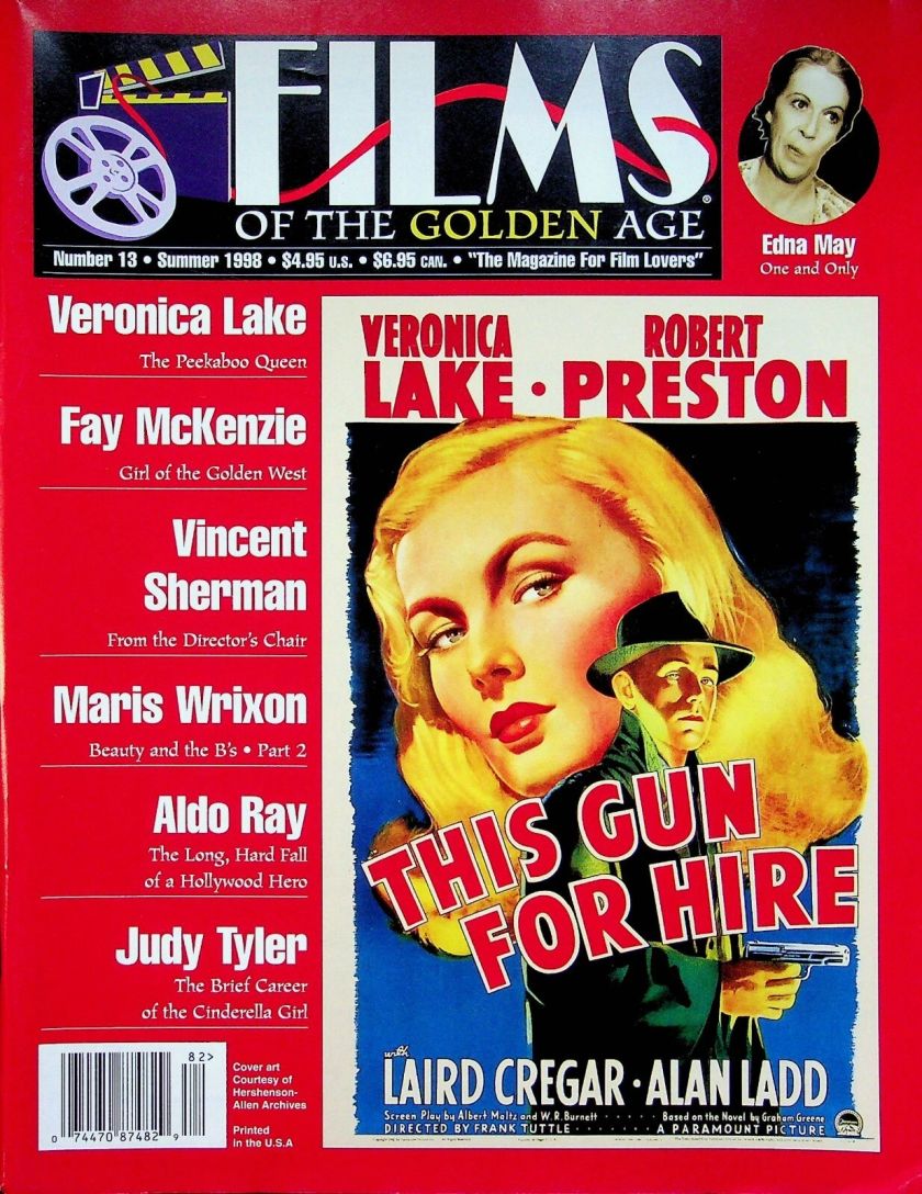 FILMS OF THE GOLDEN AGE magazine cover Issue 13 Summer - June/July/August 1998