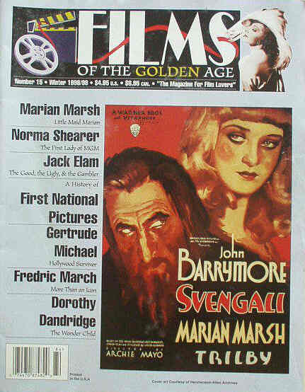 FILMS OF THE GOLDEN AGE magazine cover Issue 15 Winter - December/Jan./Feb. 1998