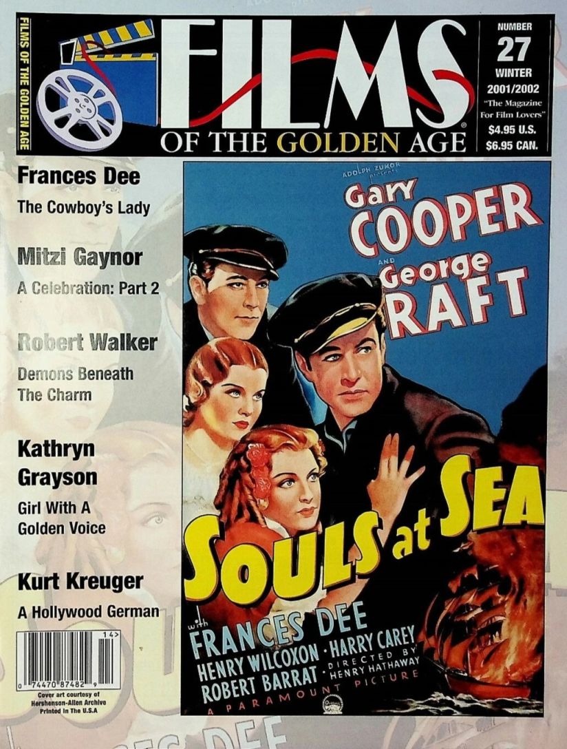 FILMS OF THE GOLDEN AGE magazine cover Issue 27 Winter - December/Jan./Feb. 2001