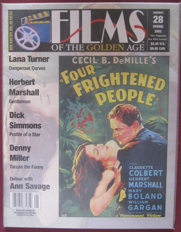 FILMS OF THE GOLDEN AGE magazine cover Issue 28 Spring - March/April/May 2002