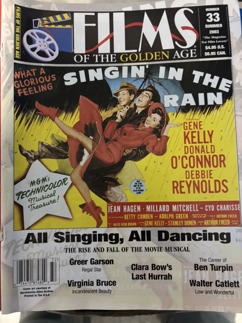 FILMS OF THE GOLDEN AGE magazine cover Issue 33 Summer - June/July/August 2003