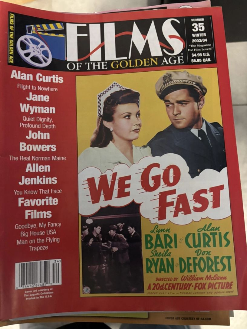 FILMS OF THE GOLDEN AGE magazine cover Issue 35 Winter - December/Jan./Feb. 2003