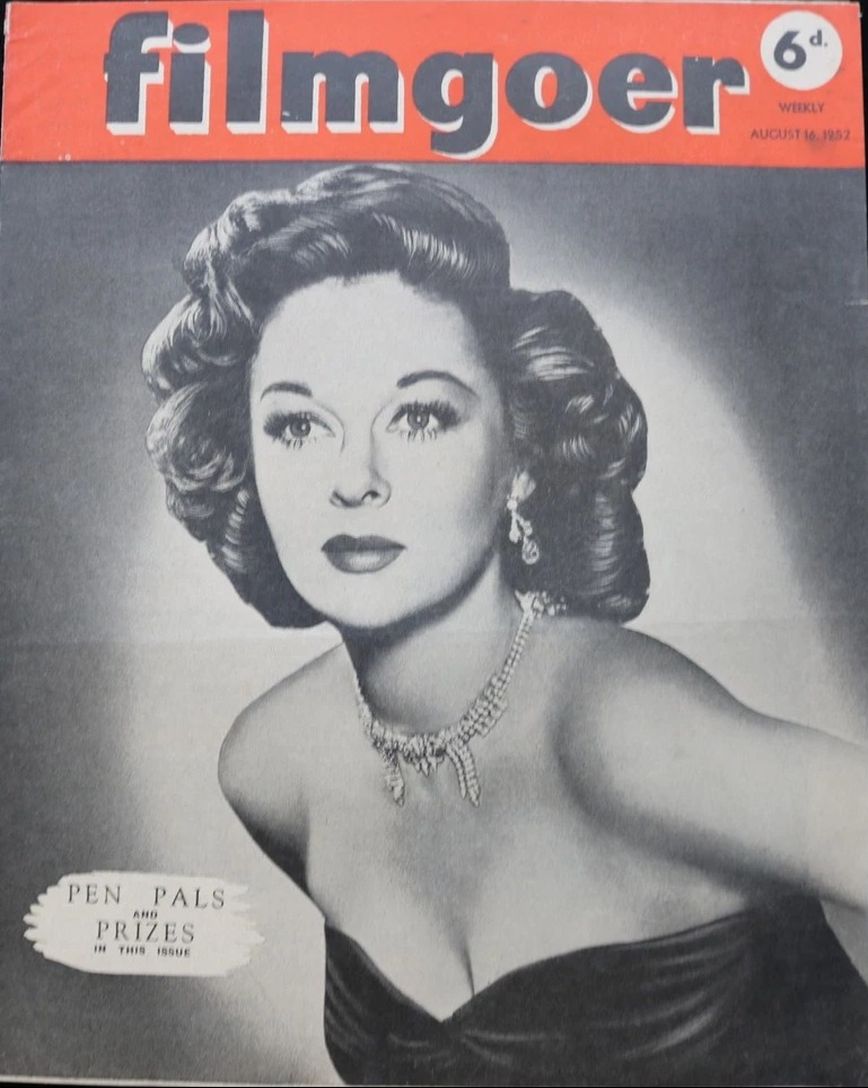 FILMGOER magazine cover 16 August 1952