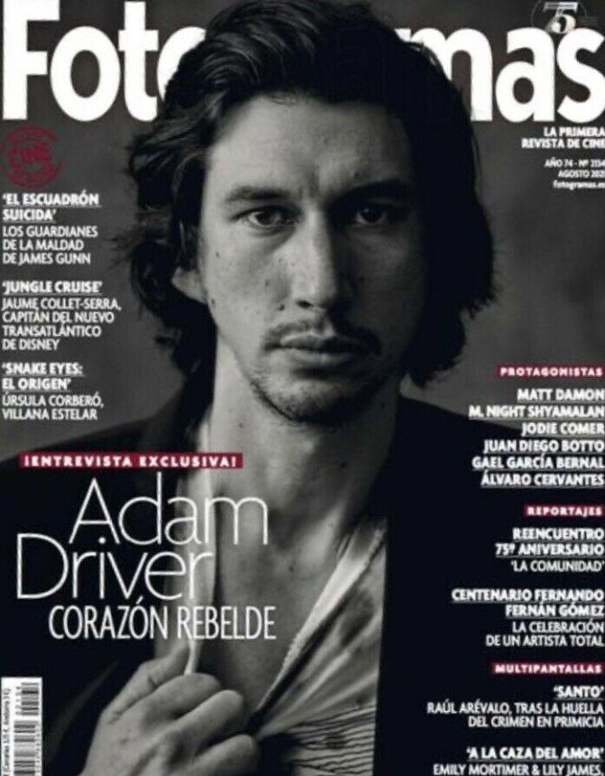 FOTOGRAMAS magazine cover Issue 2134  August 2021
