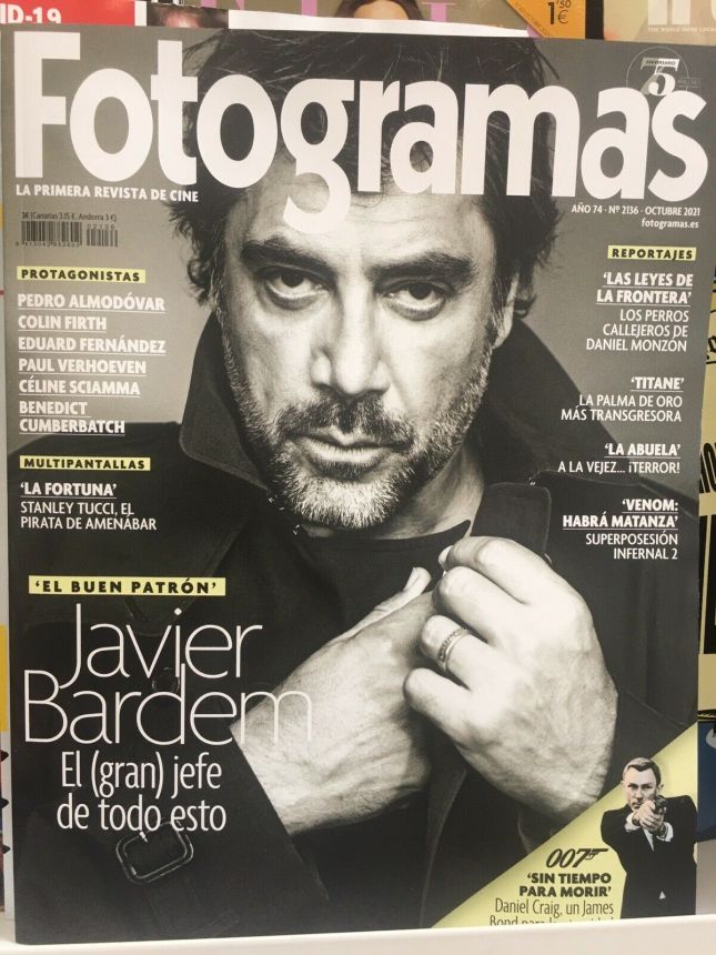 FOTOGRAMAS magazine cover Issue 2136  October 2021