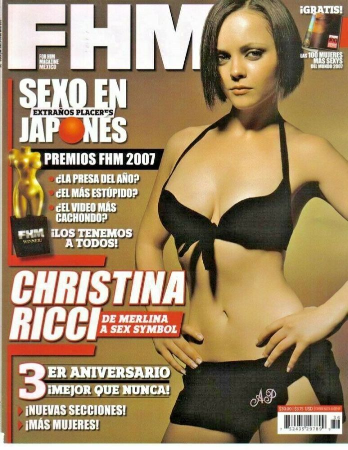 FHM MEXICO magazine side cover  August 2007