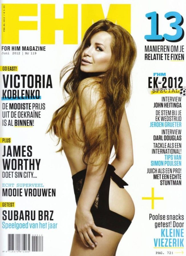 FHM NETHERLANDS magazine cover  June 2012