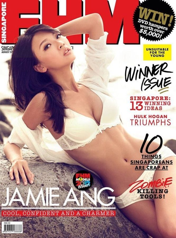 FHM SINGAPORE magazine cover  August 2012