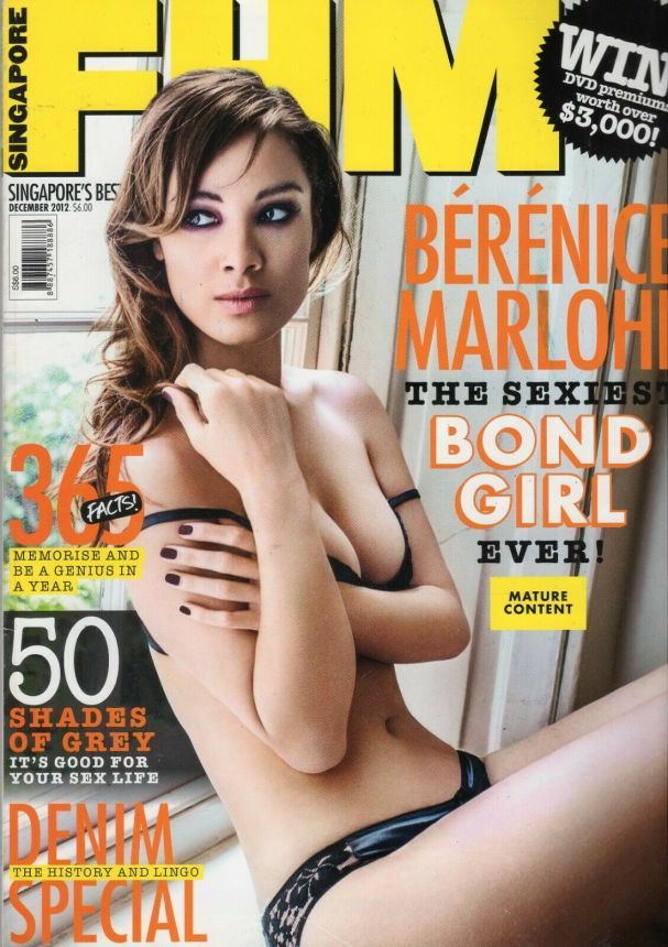 FHM SINGAPORE magazine cover  December 2012