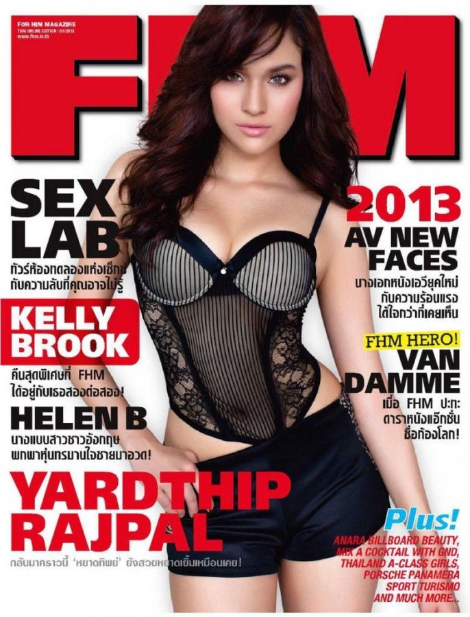 FHM THAILAND magazine cover  January 2013