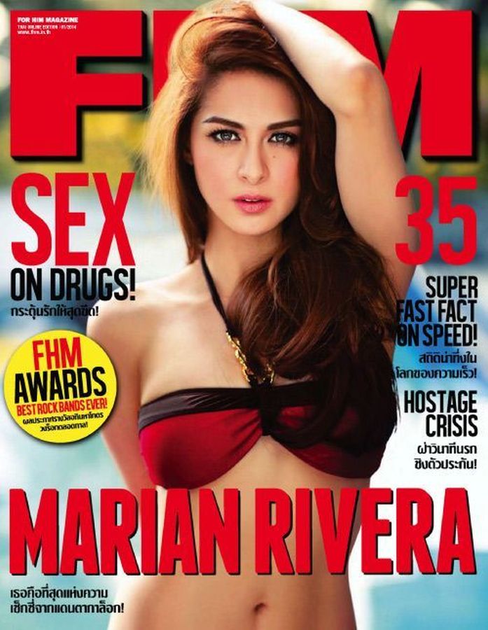 FHM THAILAND magazine cover  January 2014