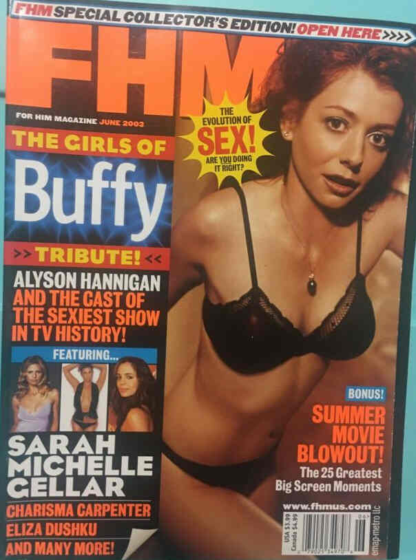 FHM USA magazine cover  June 2003