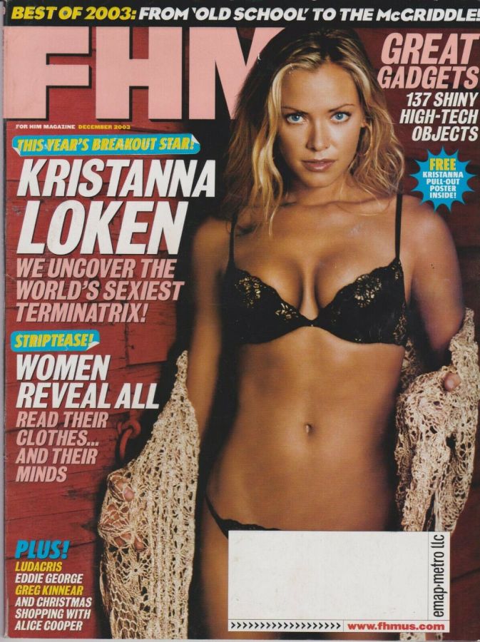 FHM USA magazine cover Issue 39  December 2003