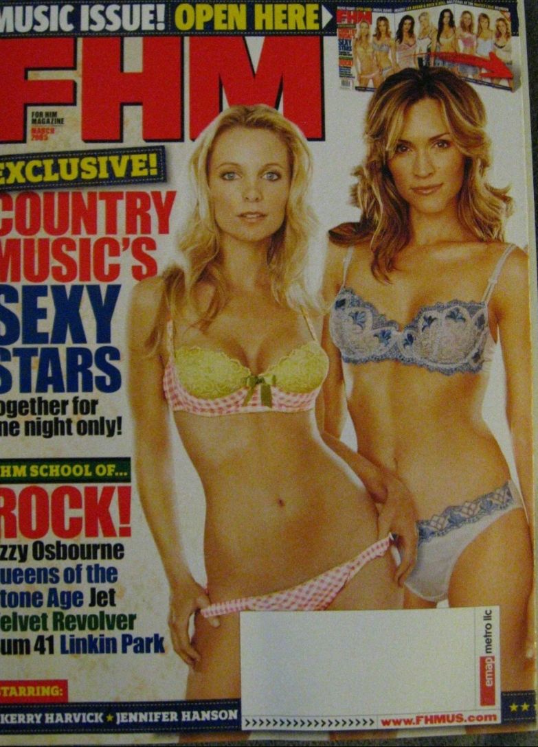 FHM USA magazine cover  March 2005
