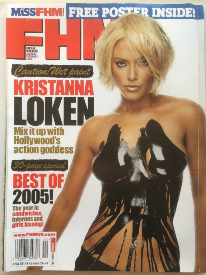 FHM USA magazine cover  January/February 2006