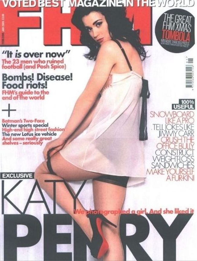 FHM USA magazine cover  January 2009