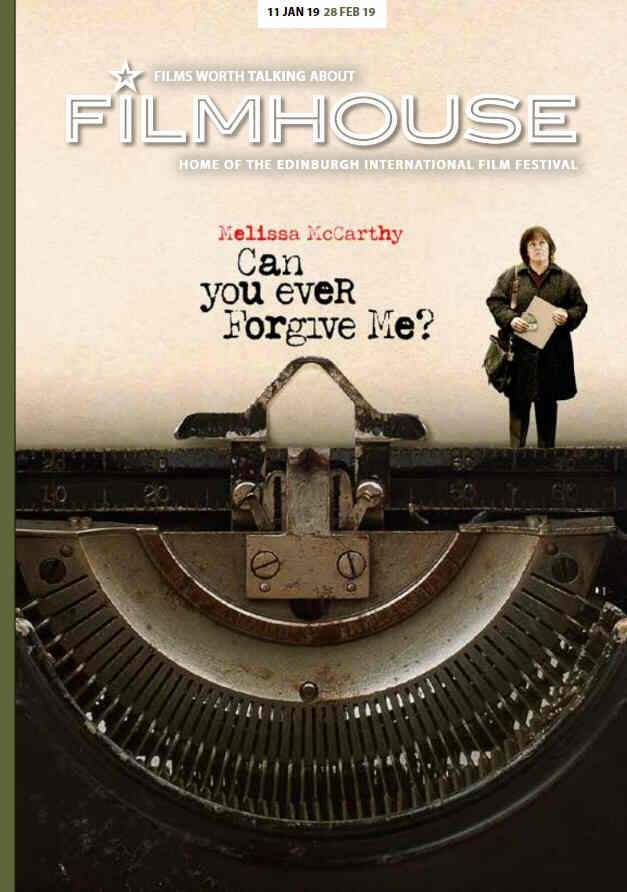 FILMHOUSE magazine cover  January/February 2019