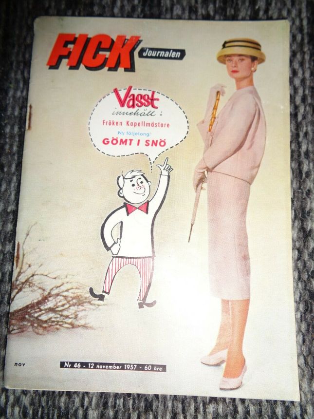 FICK JOURNALEN magazine cover Issue 46 12 November 1957