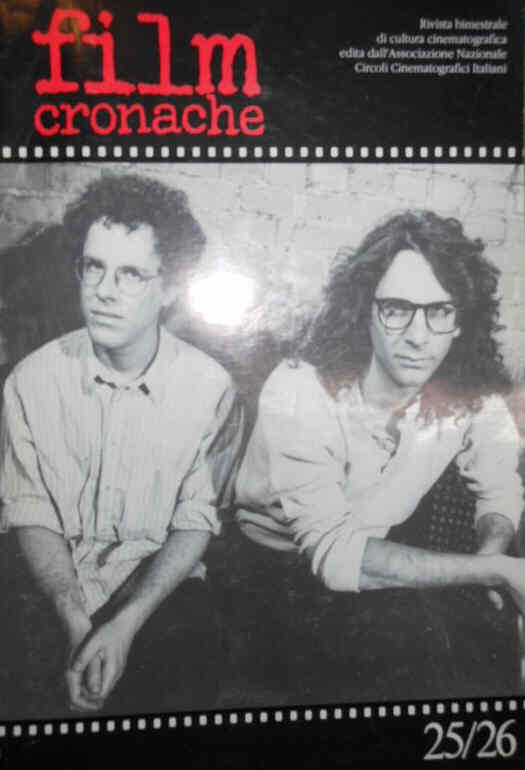 FILM CRONACHE magazine side cover Issue 25-6  May/June 1991