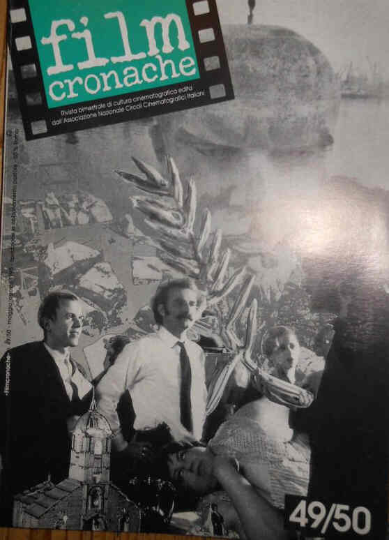 FILM CRONACHE magazine side cover Issue 49-50  May/August 1995