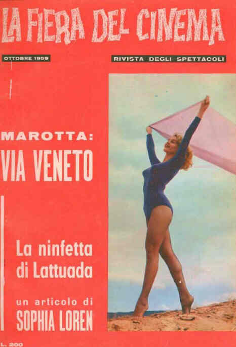 FIERA DEL CINEMA | LA magazine cover October 1959
