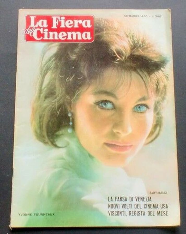 FIERA DEL CINEMA | LA magazine side cover September 1960