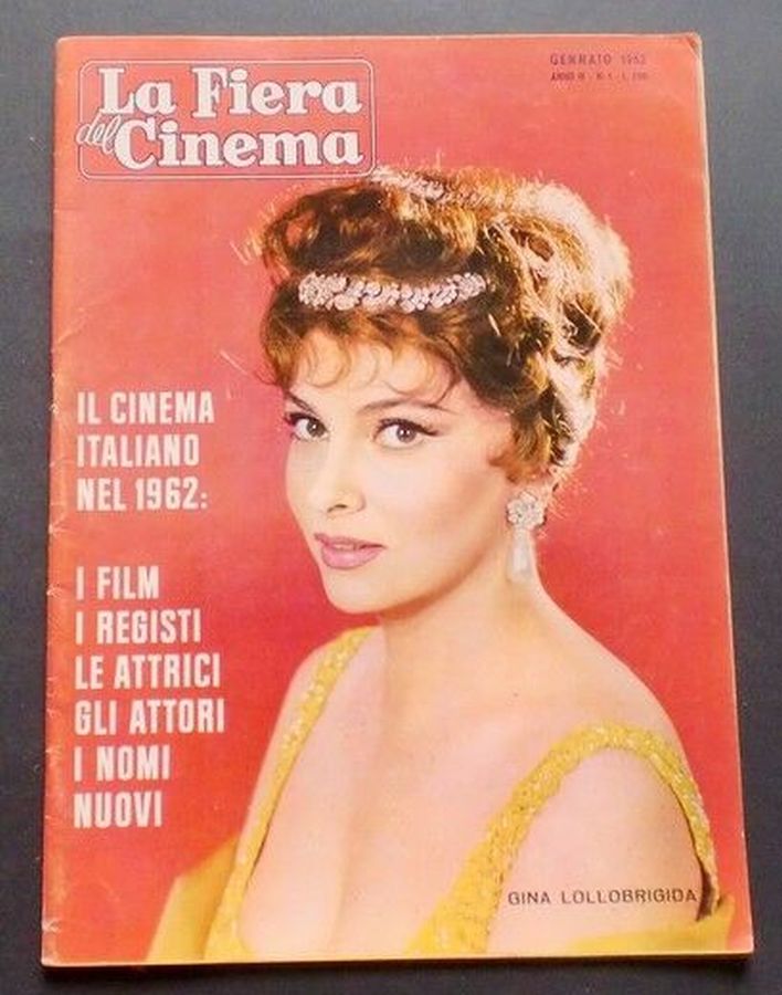 FIERA DEL CINEMA | LA magazine side cover January 1962