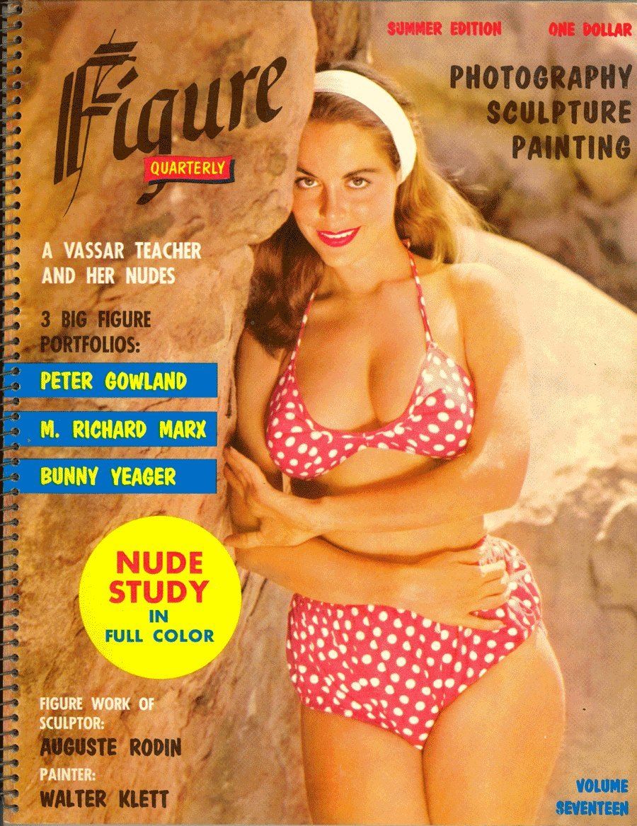 FIGURE USA magazine side cover Issue 17   1957