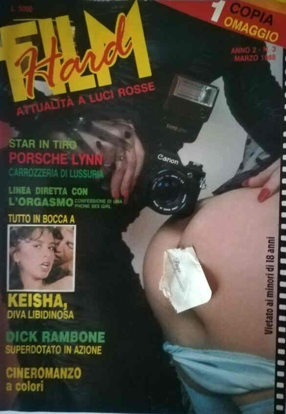 FILM HARD magazine cover  Vol 2 # 3  March 1988