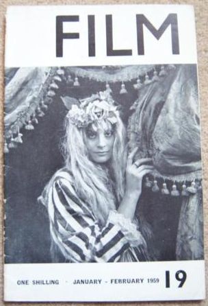 FILM (BFFS) magazine cover Issue 19 January 1959