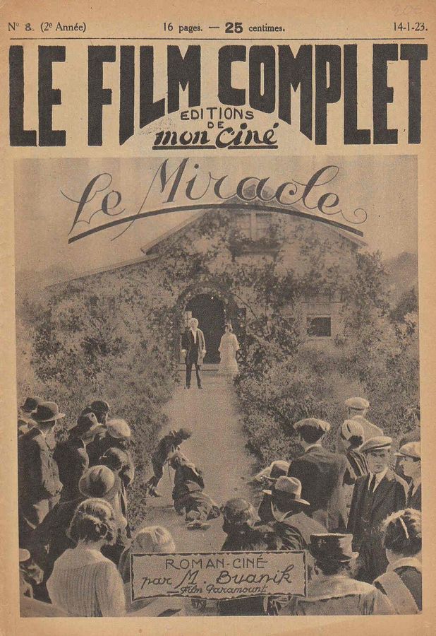 FILM COMPLET | LE magazine cover Issue 8 14 January 1923