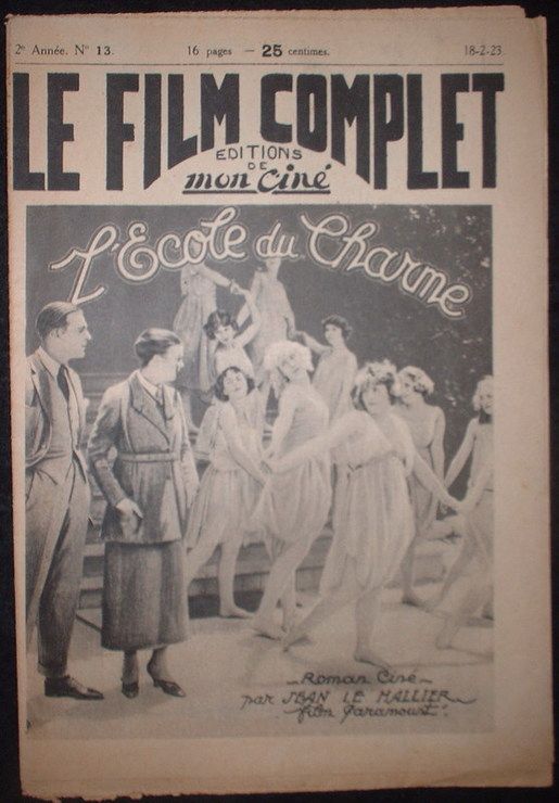 FILM COMPLET | LE magazine cover Issue 13 18 February 1923