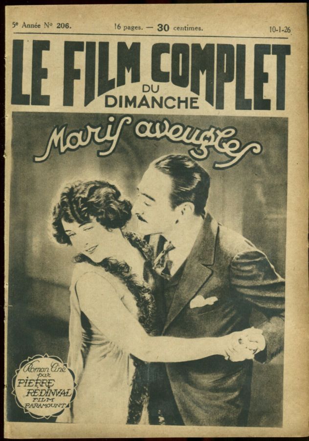 FILM COMPLET | LE magazine cover Issue 206 10 January 1926