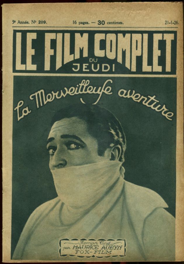 FILM COMPLET | LE magazine cover Issue 209 21 January 1926