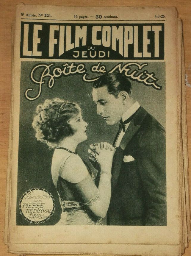 FILM COMPLET | LE magazine cover Issue 221 6 March 1926
