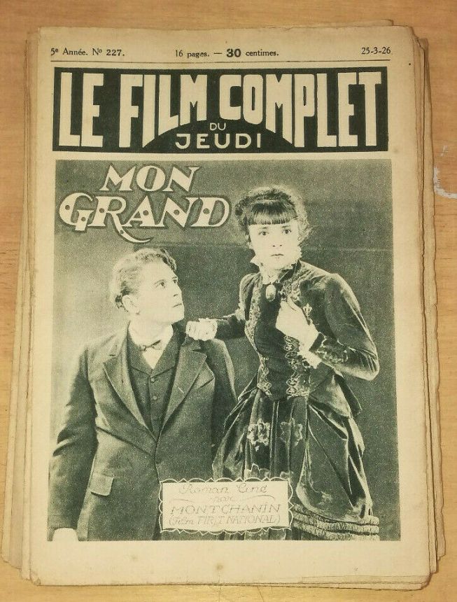 FILM COMPLET | LE magazine cover Issue 227 25 March 1926