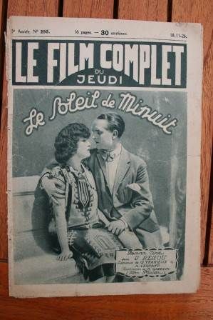 FILM COMPLET | LE magazine cover Issue 295 18 November 1926