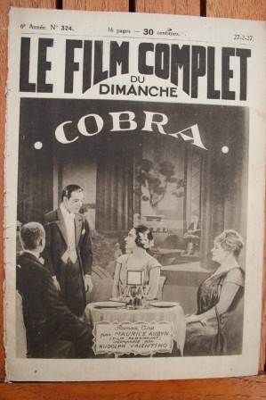 FILM COMPLET | LE magazine cover Issue 324 27 February 1927