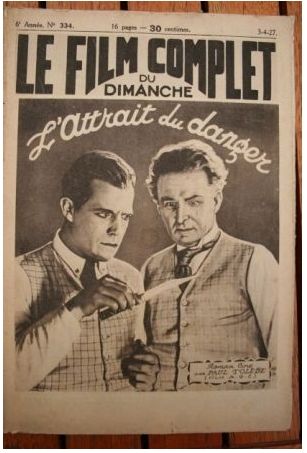 FILM COMPLET | LE magazine cover Issue 334 3 April 1927