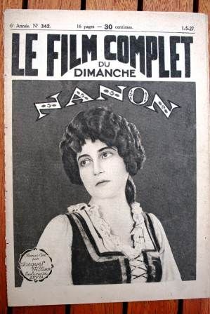 FILM COMPLET | LE magazine cover Issue 342 1 May 1927