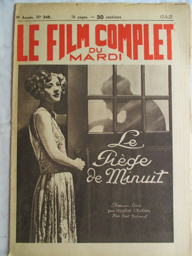 FILM COMPLET | LE magazine cover Issue 348 17 May 1927