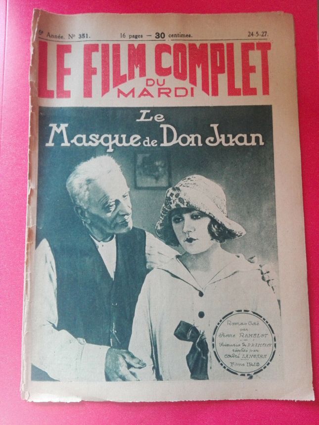 FILM COMPLET | LE magazine cover Issue 351 24 May 1927