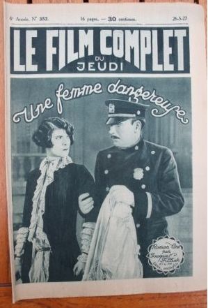 FILM COMPLET | LE magazine cover Issue 352 26 May 1927