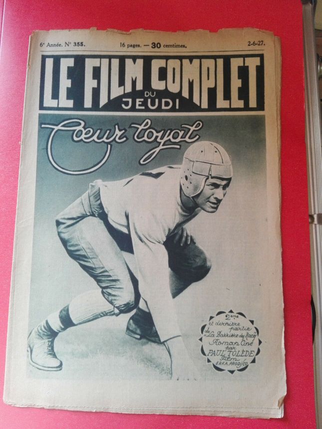FILM COMPLET | LE magazine cover Issue 355 2 June 1927