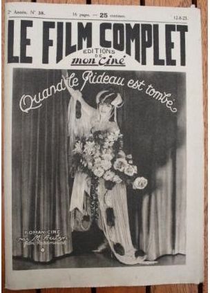 FILM COMPLET | LE magazine cover Issue 38 12 August 1923