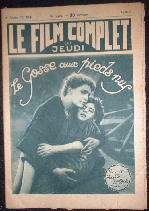 FILM COMPLET | LE magazine cover Issue 385 11 August 1927