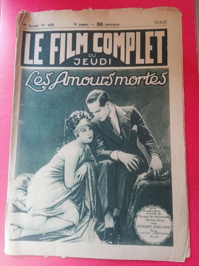 FILM COMPLET | LE magazine cover Issue 400 15 September 1927