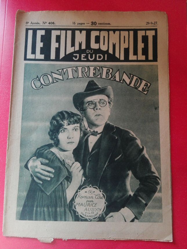 FILM COMPLET | LE magazine cover Issue 406 29 September 1927