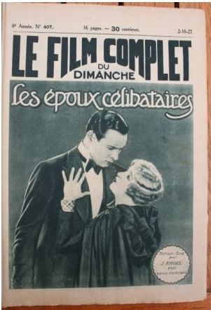 FILM COMPLET | LE magazine cover Issue 407 3 October 1927