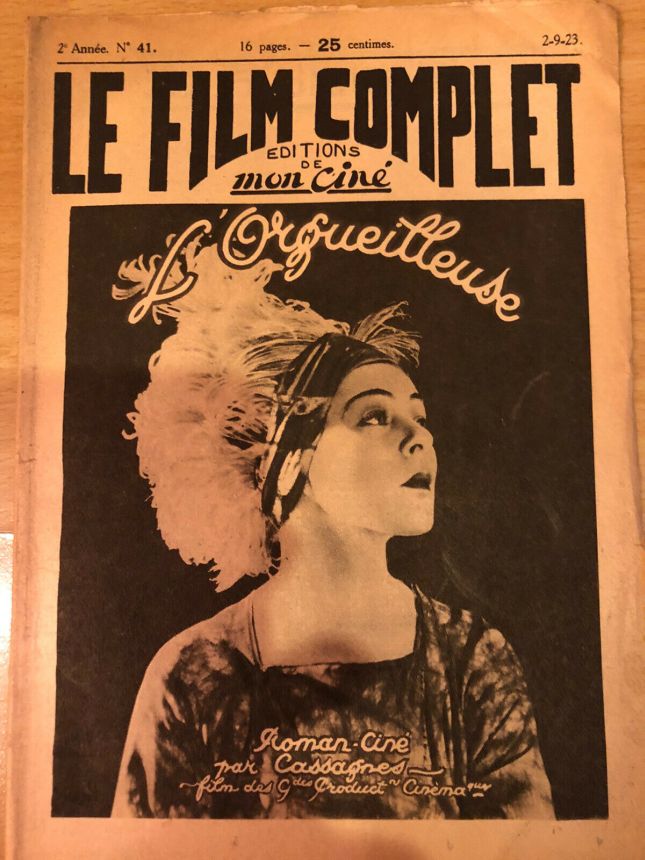 FILM COMPLET | LE magazine cover Issue 41 2 September 1923